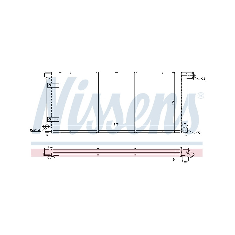 Radiateur NISSENS