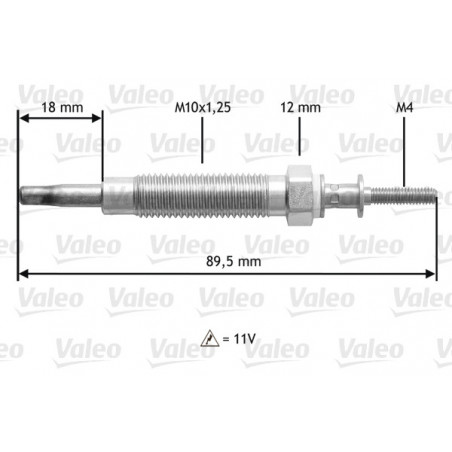 Bougie de préchauffage VALEO