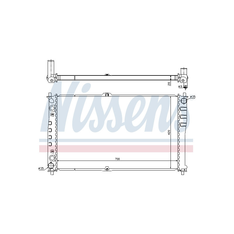 Radiateur NISSENS