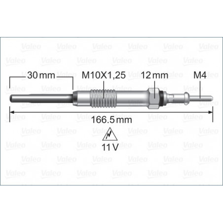 Bougie de préchauffage VALEO