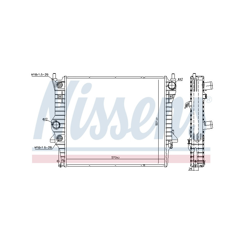 Radiateur NISSENS
