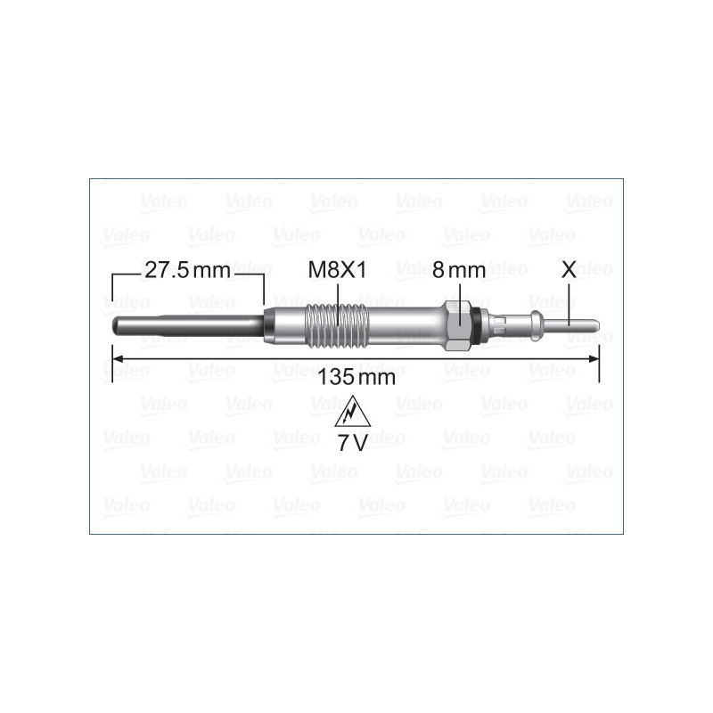 Bougie de préchauffage VALEO