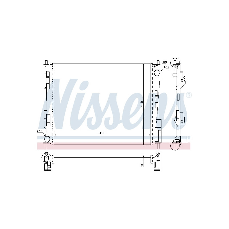 Radiateur NISSENS