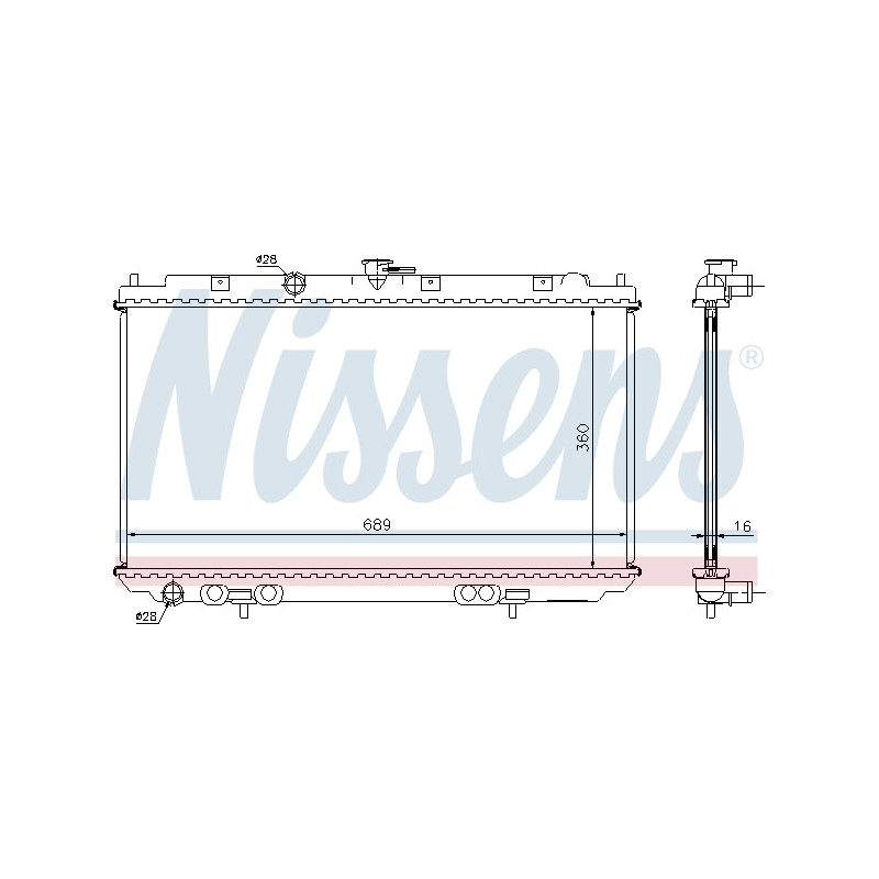 Radiateur NISSENS