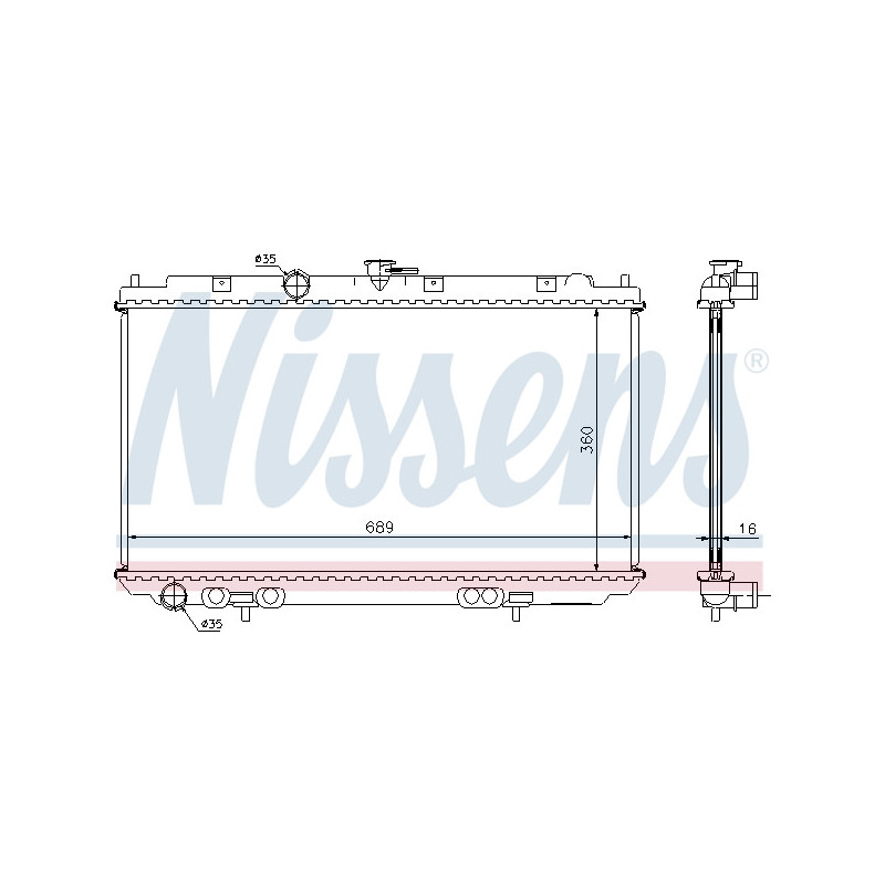 Radiateur NISSENS