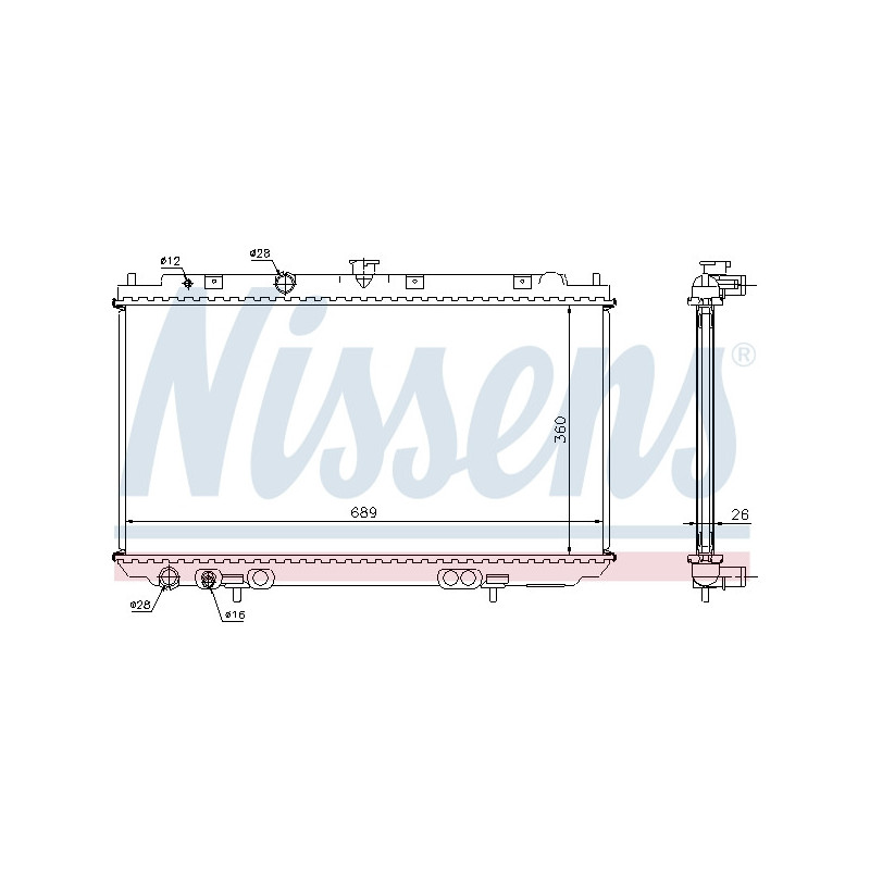 Radiateur NISSENS