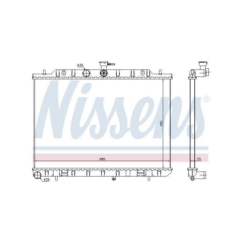 Radiateur NISSENS