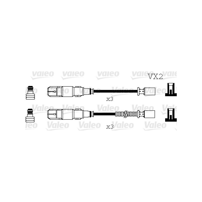 Fils de bougies / Faisceau d'allumage VALEO