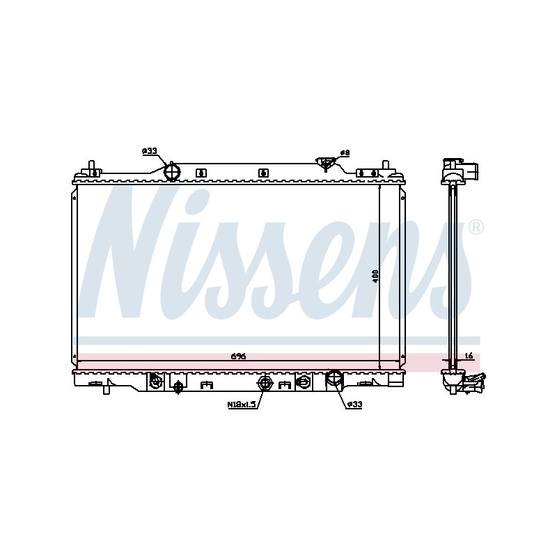 Radiateur NISSENS