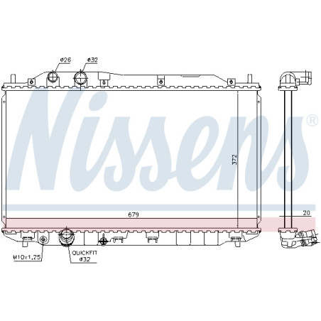 Radiateur NISSENS