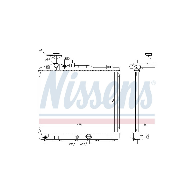 Radiateur NISSENS