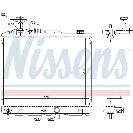 Radiateur NISSENS