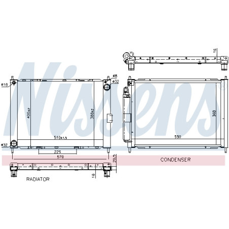 Module de refroidissement NISSENS