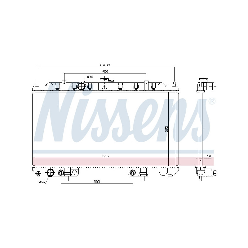 Radiateur NISSENS