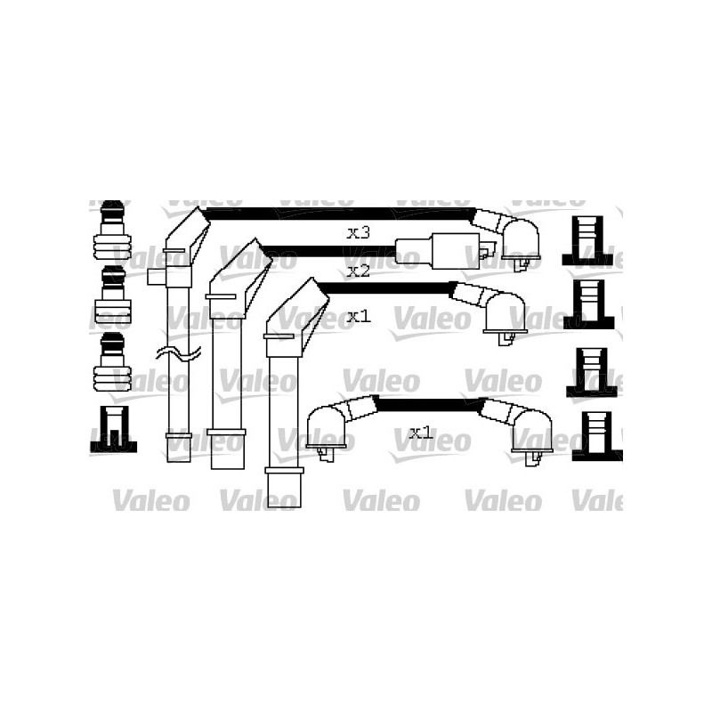 Fils de bougies / Faisceau d'allumage VALEO