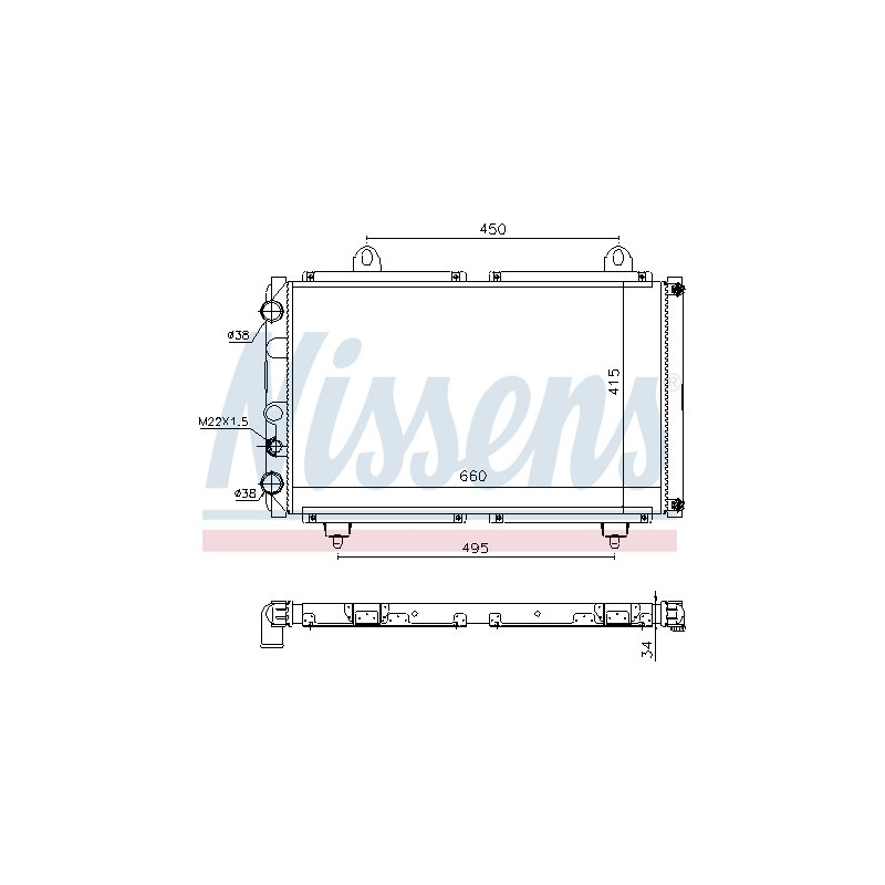 Radiateur NISSENS
