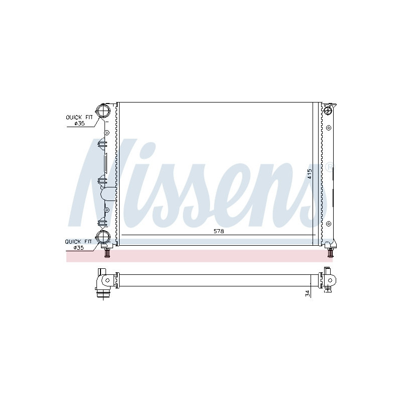 Radiateur NISSENS