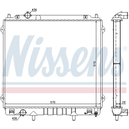 Radiateur NISSENS