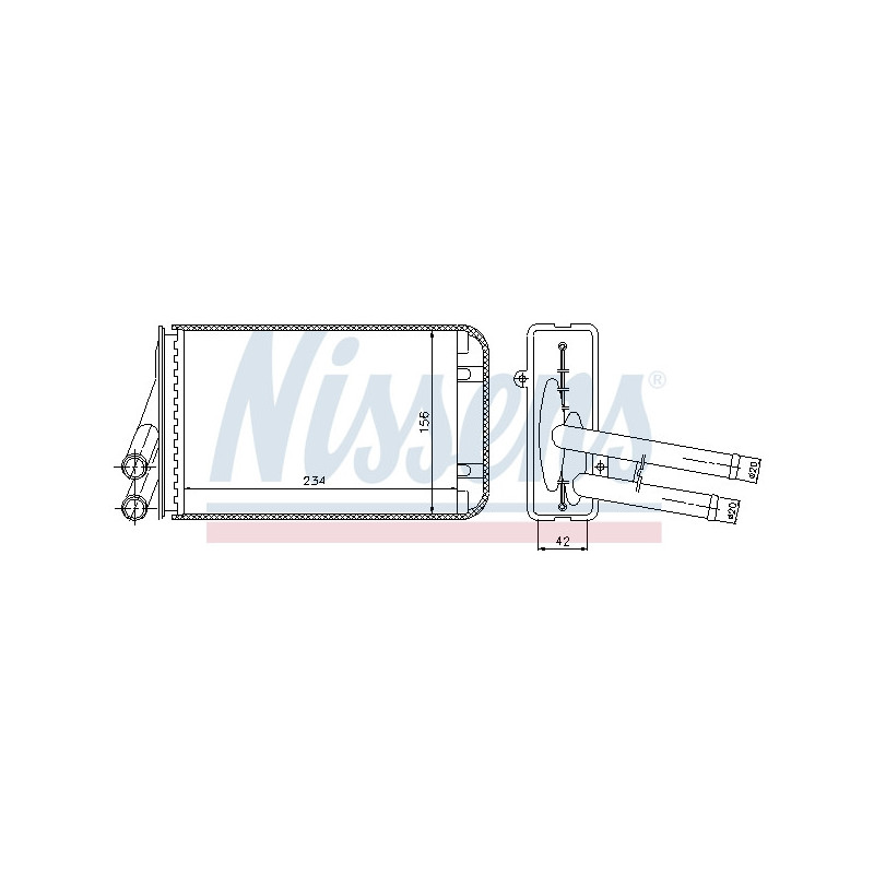 Radiateur de chauffage NISSENS