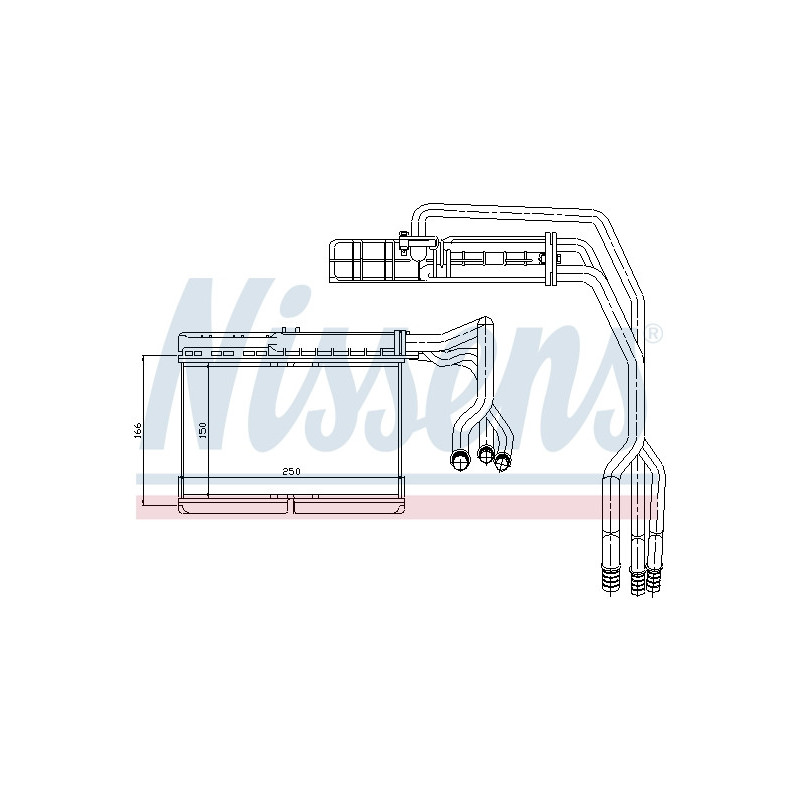 Radiateur de chauffage NISSENS