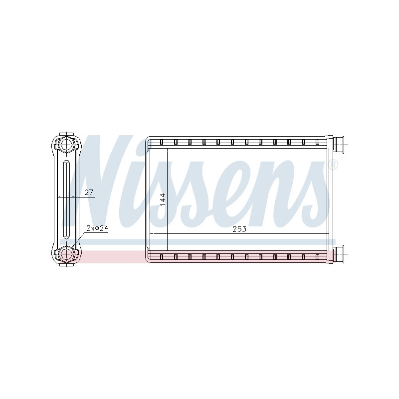 Radiateur de chauffage NISSENS