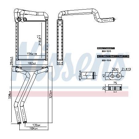 Radiateur de chauffage NISSENS