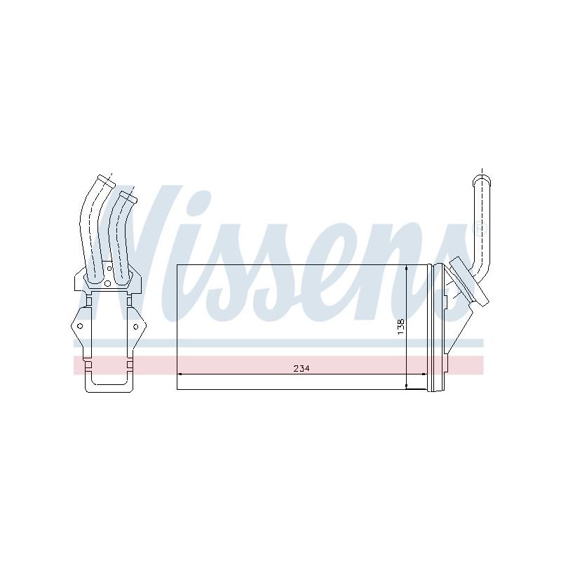 Radiateur de chauffage NISSENS