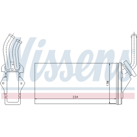 Radiateur de chauffage NISSENS