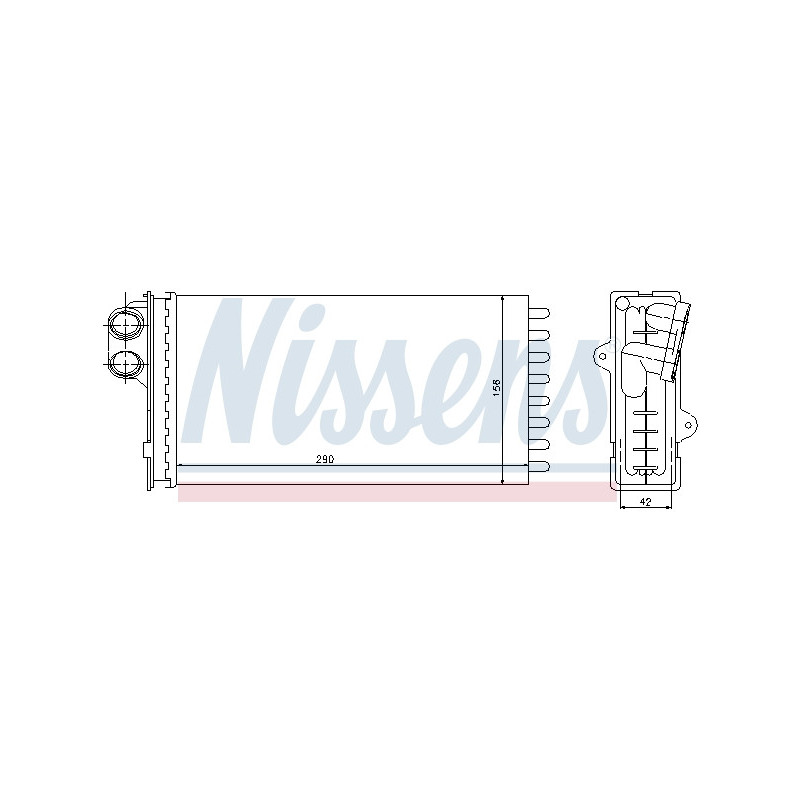 Radiateur de chauffage NISSENS