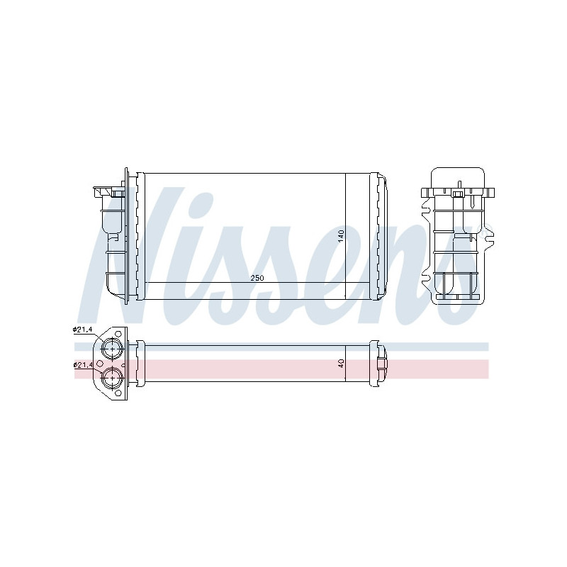 Radiateur de chauffage NISSENS
