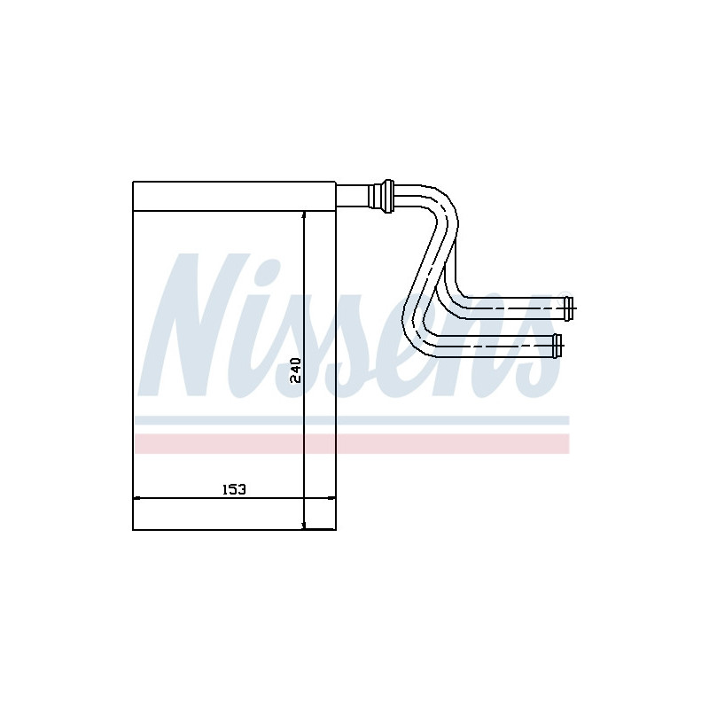 Radiateur de chauffage NISSENS