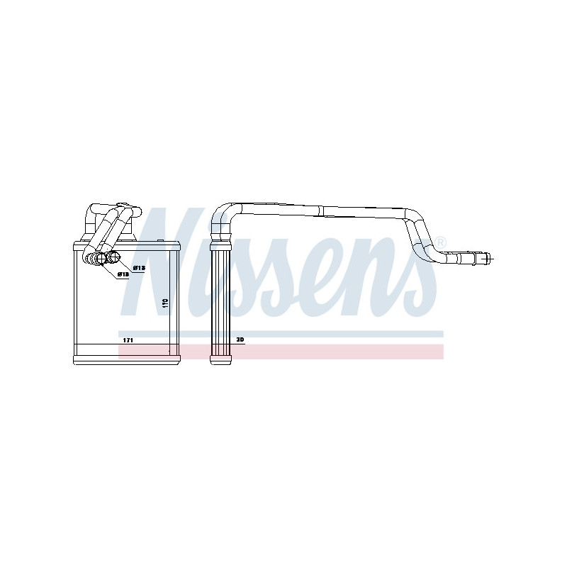 Radiateur de chauffage NISSENS
