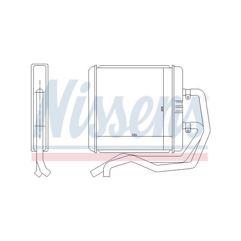 Radiateur de chauffage NISSENS