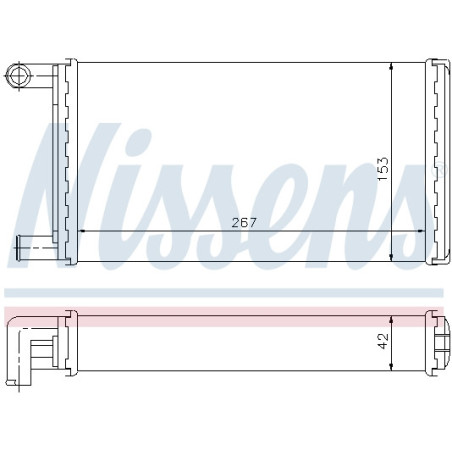 Radiateur de chauffage NISSENS
