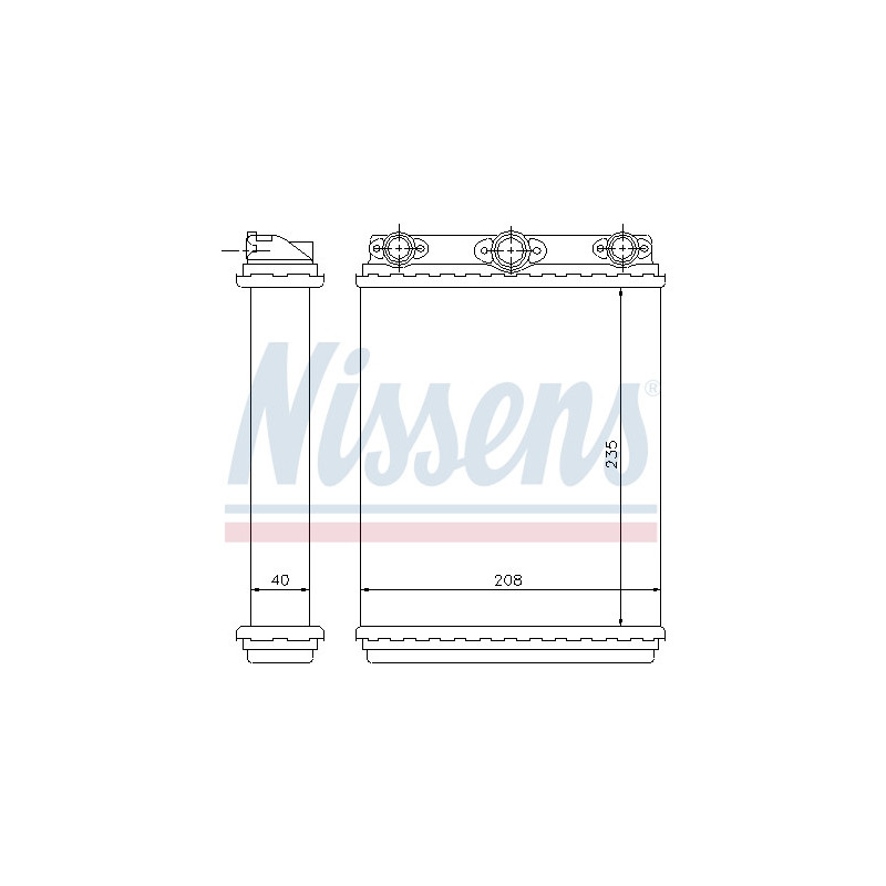 Radiateur de chauffage NISSENS