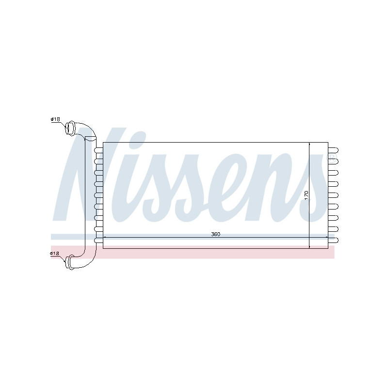Radiateur de chauffage NISSENS