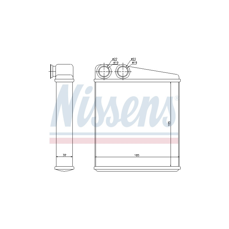 Radiateur de chauffage NISSENS