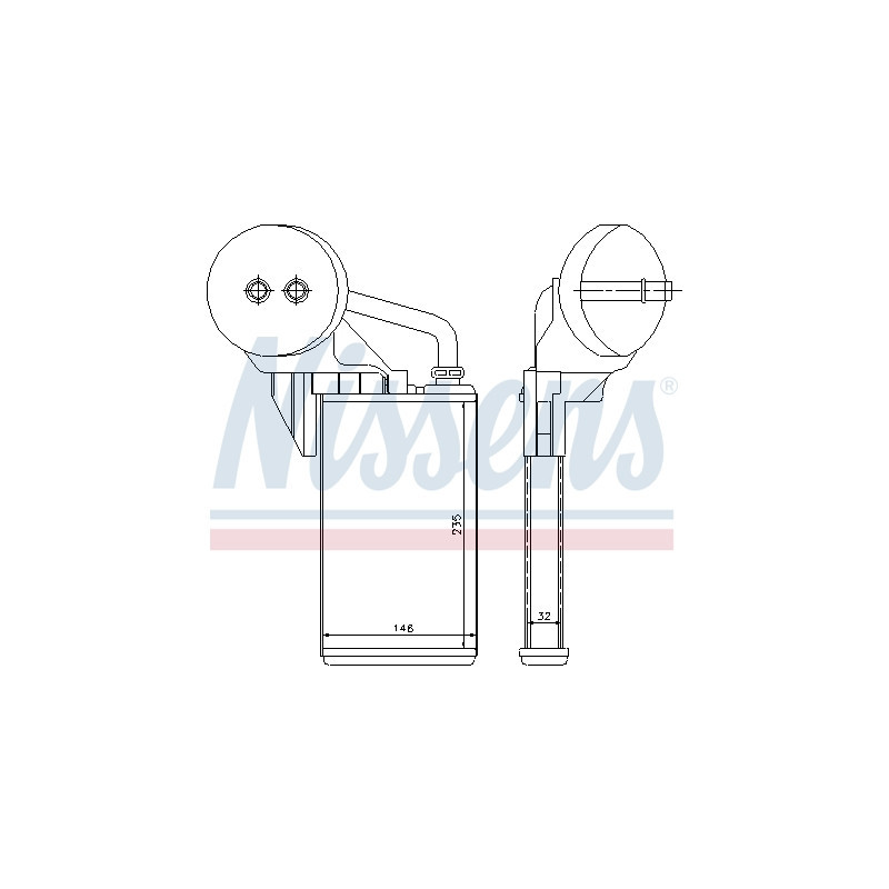 Radiateur de chauffage NISSENS