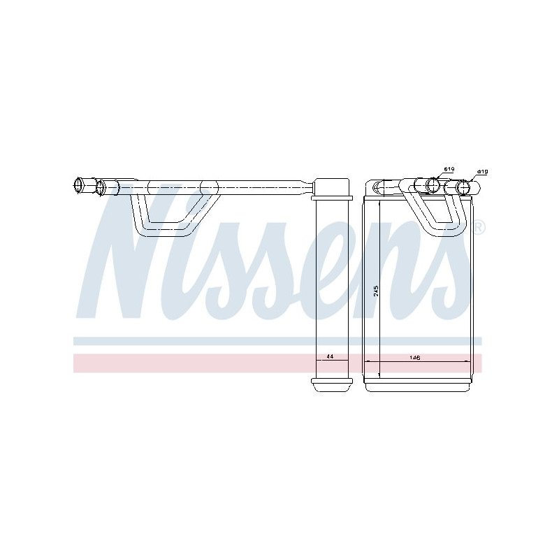 Radiateur de chauffage NISSENS