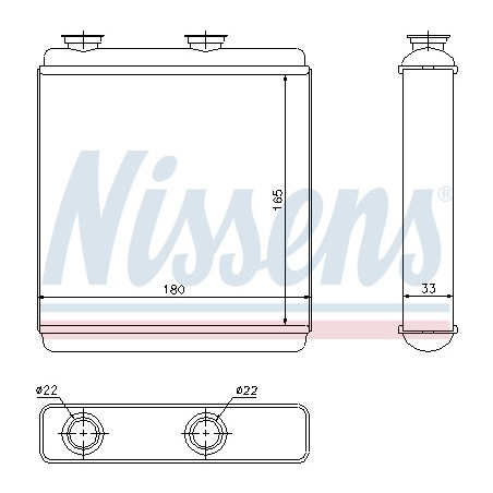 Radiateur de chauffage NISSENS