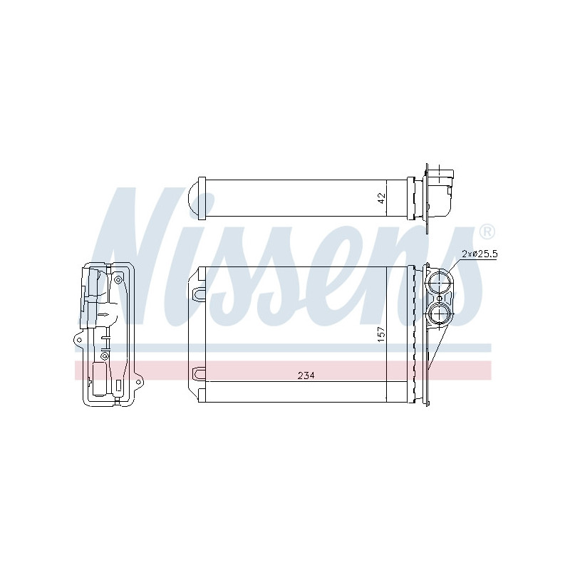 Radiateur de chauffage NISSENS