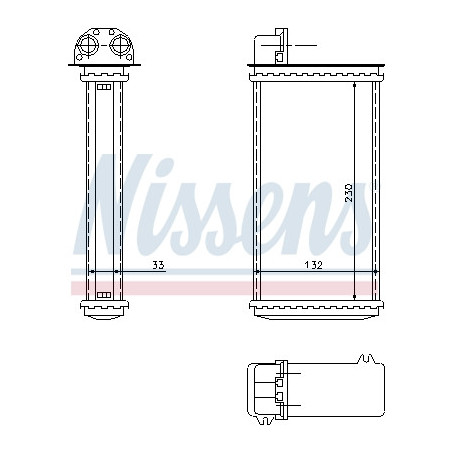 Radiateur de chauffage NISSENS