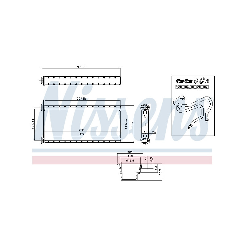 Radiateur de chauffage NISSENS