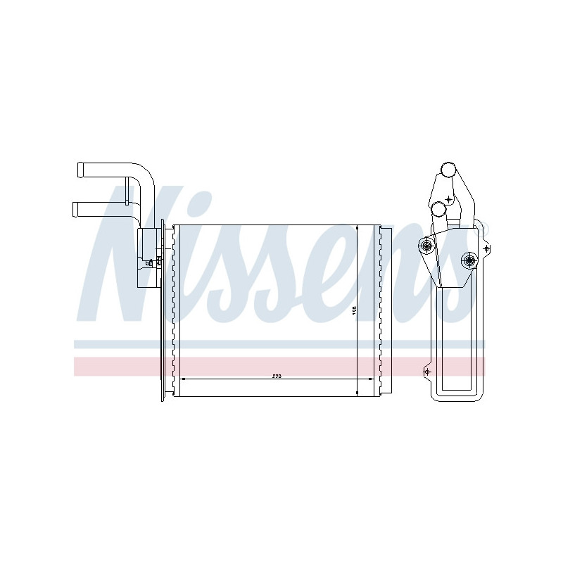 Radiateur de chauffage NISSENS