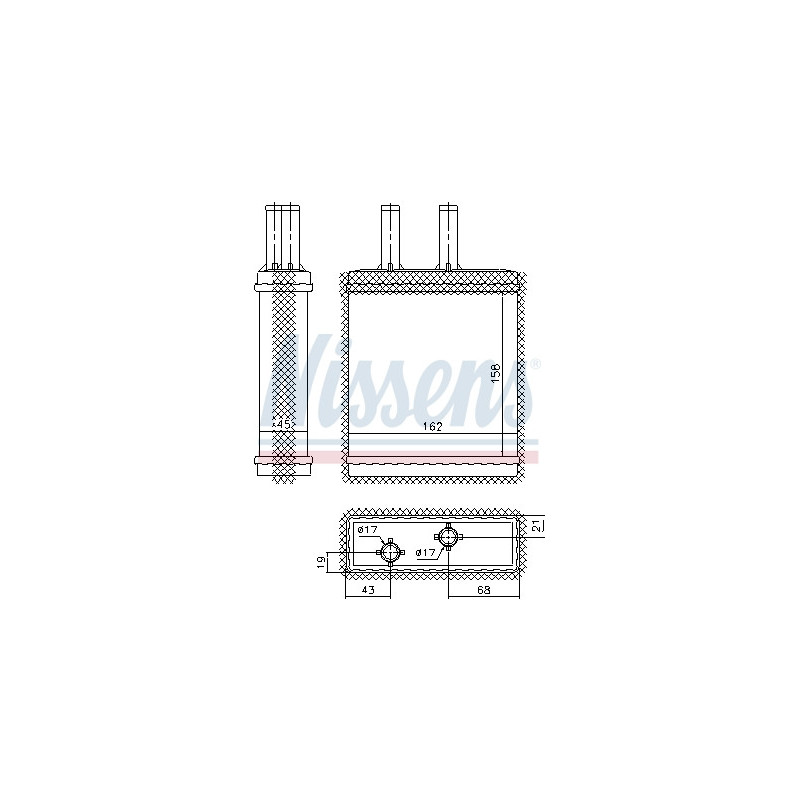 Radiateur de chauffage NISSENS