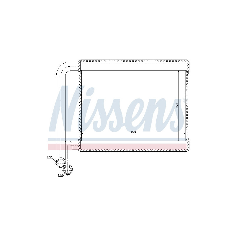 Radiateur de chauffage NISSENS