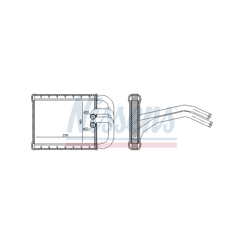 Radiateur de chauffage NISSENS