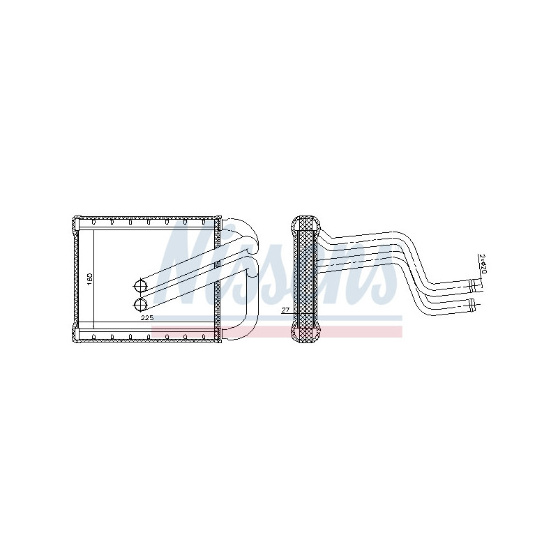 Radiateur de chauffage NISSENS