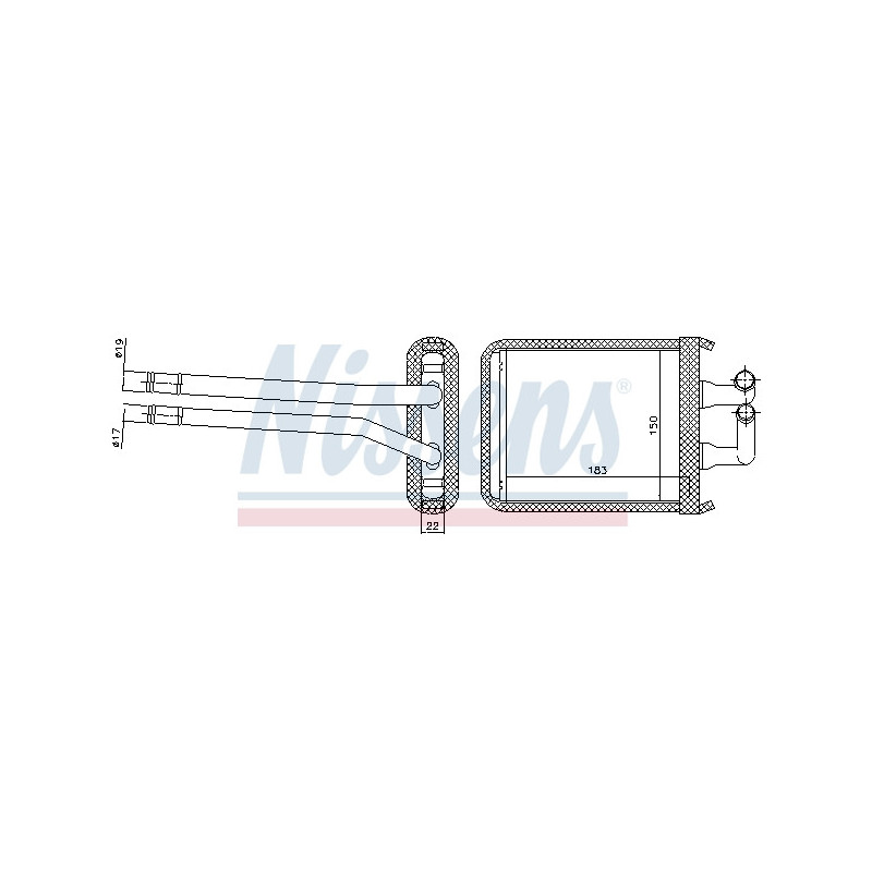 Radiateur de chauffage NISSENS