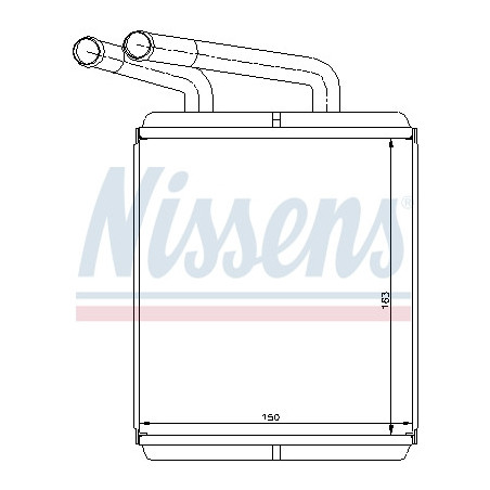 Radiateur de chauffage NISSENS